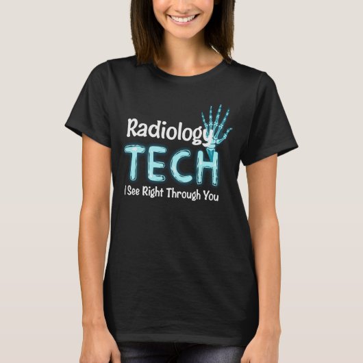 Radiologie Tech Spaß X Ray T-Shirt (Vorderseite)