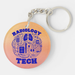 Radiologie-Techniker Schlüsselanhänger, doppelseit Schlüsselanhänger