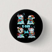 Radiologie Techniker X Ray Tech Funny Christmas Cu Button (Vorderseite)
