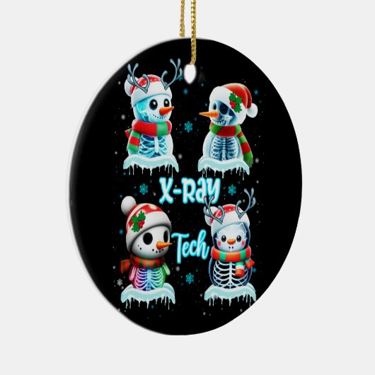Radiologie Techniker X Ray Tech Funny Christmas Cu Keramik Ornament (Rechts)