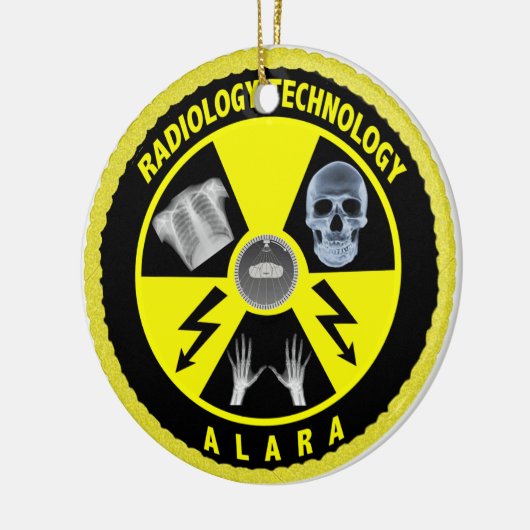 Radiologie-Technologie Alara Verzierung Keramikornament (Links)