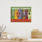 Radiologie-Technologie - Angewandte Wissenschaftsk Poster (Küche)