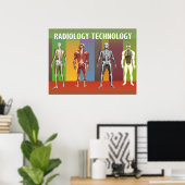Radiologie-Technologie - Angewandte Wissenschaftsk Poster (Heimbüro)