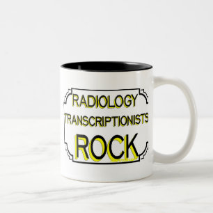 Radiologie-Transkriptionisten Rock Zweifarbige Tasse