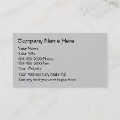 Radiologie-Visitenkarten Visitenkarte (Rückseite)