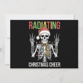 Radiologie Weihnachten Weihnachtsmann Skeleton Xra (Vorderseite)