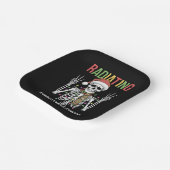 Radiologie Weihnachten Weihnachtsmann Skeleton Xra Pappteller (Gewinkelt)