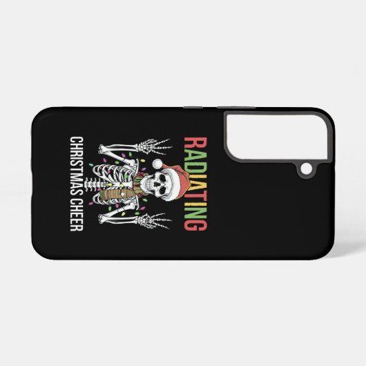 Radiologie Weihnachten Weihnachtsmann Skeleton Xra Samsung Galaxy Hülle (Rückseite (Horizontal))