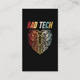 Radiologie Xray Retro Skeleton Radiologe Visitenkarte