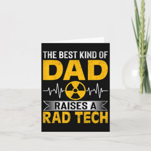 Radiologie Xray Techs Vater Der beste Vater hebt Karte