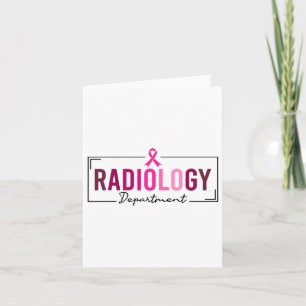 Radiologieabteilung Krass Tech Brustkrebs Awaren Karte