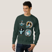 Radiologieassistent Gänseblümchen, Lustiges Röntge Sweatshirt (Vorne ganz)
