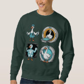 Radiologieassistent Gänseblümchen, Lustiges Röntge Sweatshirt (Vorderseite)