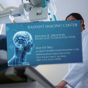 Radiologieassistent Medizinische Bildgebung Visitenkarte