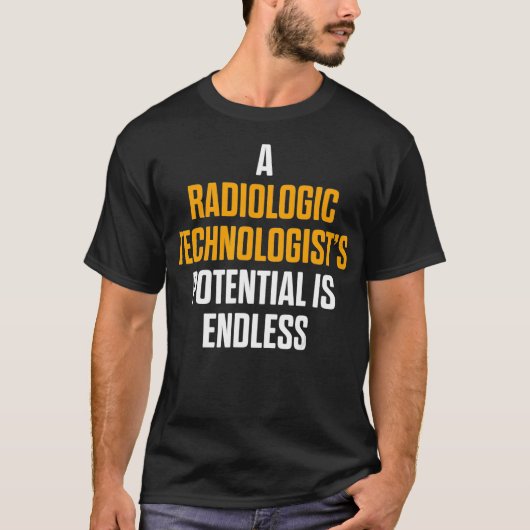 Radiologieassistent Rad Tech Potenzieller Radiolog T-Shirt (Vorderseite)