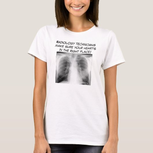 Radiologietechniker vergewissern sich… T-Shirt (Vorderseite)