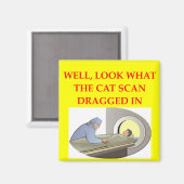 Radiologiewitz Magnet (Vorderseite/Rückseite)