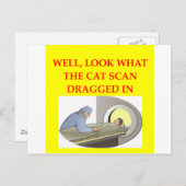 Radiologiewitz Postkarte (Vorne/Hinten)