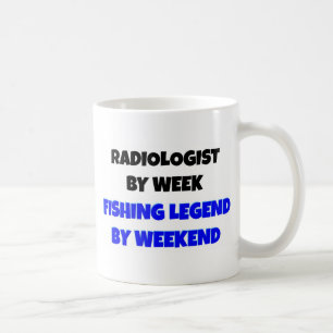 Radiologin by Week Fishing Legend by Weekend Kaffeetasse