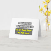 Radiologische Techniker .. Klüger Karte (Gelbe Blume)