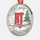 RADIOLOGISCHER TECHNOLOGE SILBERNES ORNAMENT (Links)