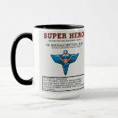 Radiologist Superhero – Funny Medical Gift  Tasse (Links)