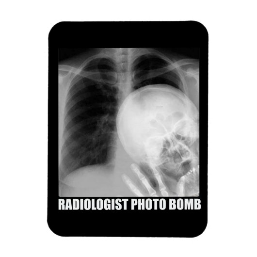 RADIOLOGISTISCHES FOTO BOMB MAGNET (Vertikal)