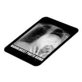 RADIOLOGISTISCHES FOTO BOMB MAGNET (Linke Seite)