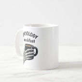 RADIOLOGY Breakfast Coffee Skeleton Hand Kaffeetasse (Vorderseite Links)