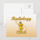 Radiology Chick Postkarte (Vorne/Hinten)