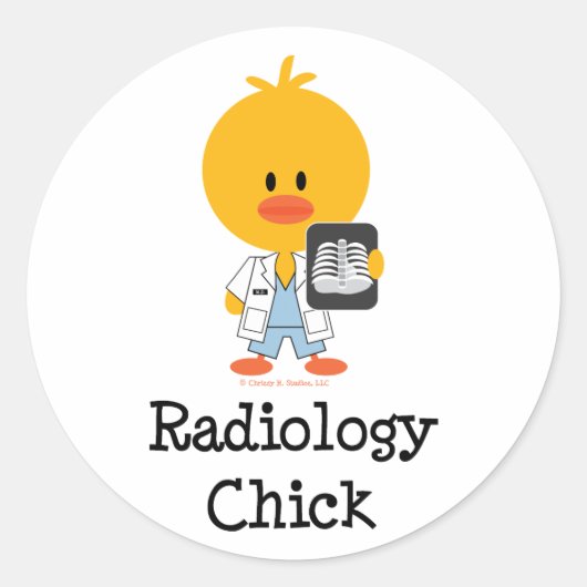 Radiology Chick Stickers (Vorderseite)