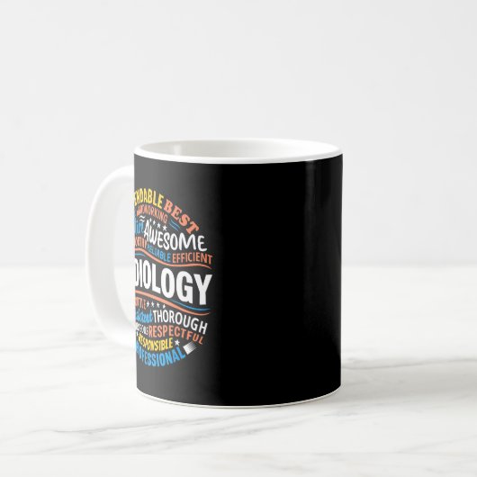 Radiology Funny Rad Tech Week Appreciation Radiolo Kaffeetasse (Vorderseite Links)