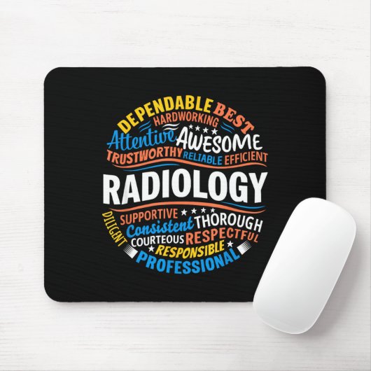 Radiology Funny Rad Tech Week Appreciation Radiolo Mousepad (Mit Mouse)
