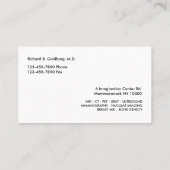 Radiology Labrador Business Cards Visitenkarte (Rückseite)