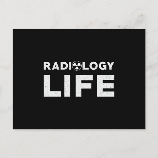 Radiology Life Krass Techs Technologe Xray Tech Postkarte (Vorderseite)