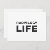 Radiology Life Krass Techs Technologist X-Ray Tech Postkarte (Vorne/Hinten)