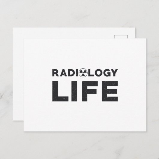 Radiology Life Krass Techs Technologist X-Ray Tech Postkarte (Vorne/Hinten)