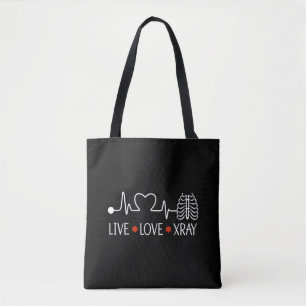 Radiology Live Liebe Xray Radiologe Techniker Tasche