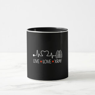 Radiology Live Liebe Xray Radiologe Techniker Tasse