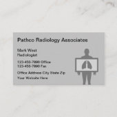 Radiology Medical Imaging Editable Business Cards Visitenkarte (Vorderseite)