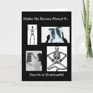 Radiology - Orthopedics Graduation Greeting Card Karte