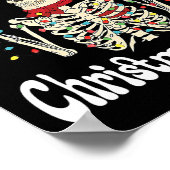 Radiology Radiating Christmas Cheer X-ray Rad Tech Poster (Ecke)