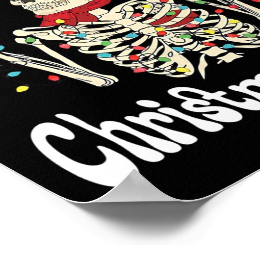 Radiology Radiating Christmas Cheer X-ray Rad Tech Poster (Ecke)