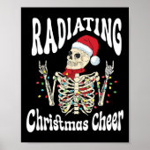 Radiology Radiating Christmas Cheer X-ray Rad Tech Poster (Vorne)