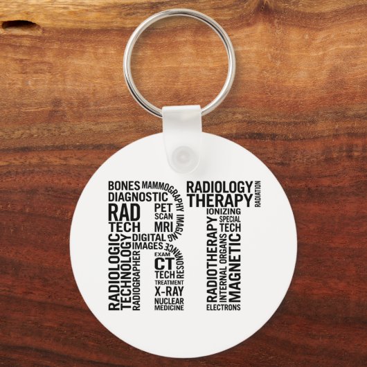 Radiology RT Krass Tech Schlüsselanhänger (Vorderseite)