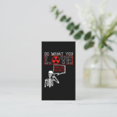 Radiology Spaß Skeleton Xray Radiologin Visitenkarte (Stehend Vorderseite)