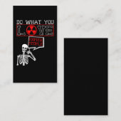 Radiology Spaß Skeleton Xray Radiologin Visitenkarte (Vorne/Hinten)