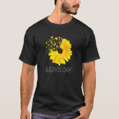 Radiology Sunflower Tech Radiologe X Ray Radiogr T-Shirt (Vorderseite)