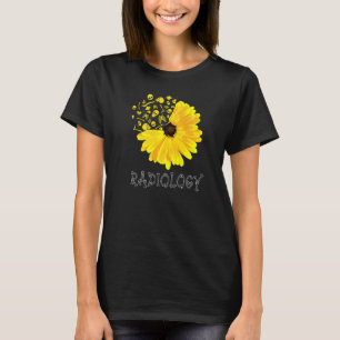 Radiology Sunflower Tech Radiologe X Ray Radiogr T-Shirt