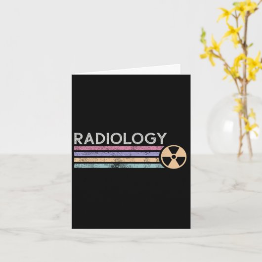 Radiology Tech Future Radiologist Röntgen Tech Ske Karte (Gelbe Blume)